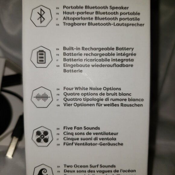 (NWT) LectroFan Micro2 Sleep Machine (Black) - Picture 6 of 6